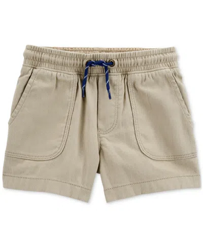 CARTER'S TODDLER BOYS COTTON TWILL PULL-ON SHORTS