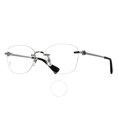 CARTIER CARTIER C DECOR DEMO OVAL LADIES EYEGLASSES CT0414O 002 56