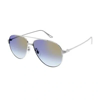 CARTIER CARTIER CT0298S-005 SILVER SUNGLASSES