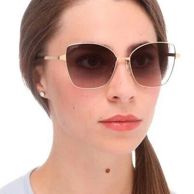 CARTIER CARTIER CT0328S-002 GOLD SUNGLASSES