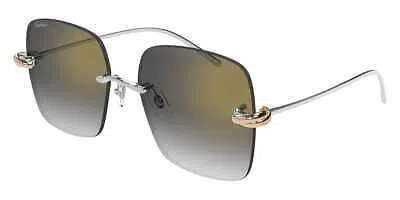 CARTIER CARTIER CT0508S-002 SILVER SUNGLASSES