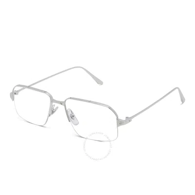 CARTIER CARTIER SANTOS DE CARTIER DEMO RECTANGULAR MEN'S EYEGLASSES CT0232O 002 55
