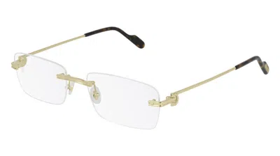 CARTIER CARTIER GOLD RIMLESS 55MM-140MM MEN'S EYEWEAR CT0259O 002