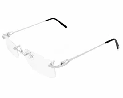 CARTIER CARTIER RECTANGLE RIMLESS OPTICAL 51MM UNISEX EYEWEAR CT0045O 001
