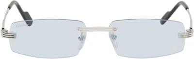 CARTIER SILVER 'PREMIÈRE DE CARTIER' SUNGLASSES