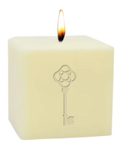 CARVED SOLUTIONS 3" ECO-LUXURY ANTIQUE KEY SOY CANDLE