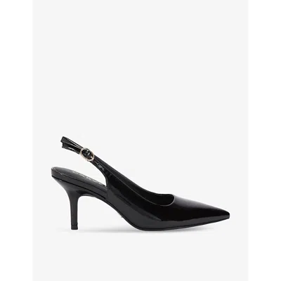 CARVELA WOMENS CARVELA SPIRIT SLING POINTED-TOE PATENT-LEATHER HEELS