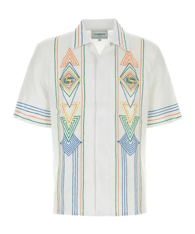 CASABLANCA A SHORT SLEEVED SHIRT