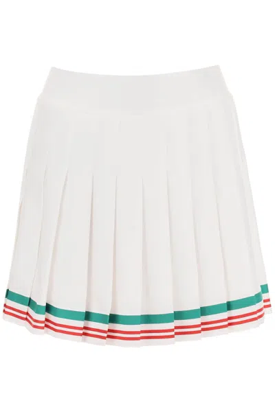 CASABLANCA CASA WAY PLEATED MINI SKIRT
