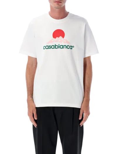CASABLANCA CASABLANCA CASABLANCA MONTAGNE PRINTED T-SHIRT