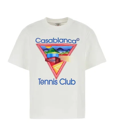 CASABLANCA CASABLANCA TENNIS CLUB SHORT SLEEVED T-SHIRT