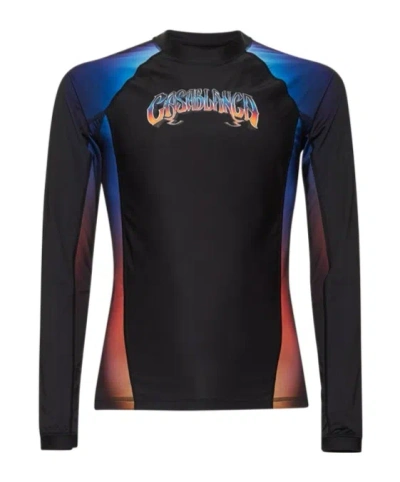 CASABLANCA CASABLANCA GRADIENT RASH VEST