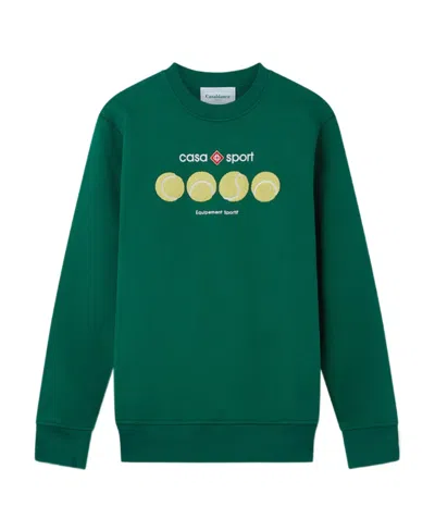 CASABLANCA LONG-SLEEVED ROUND-NECK SWEATER