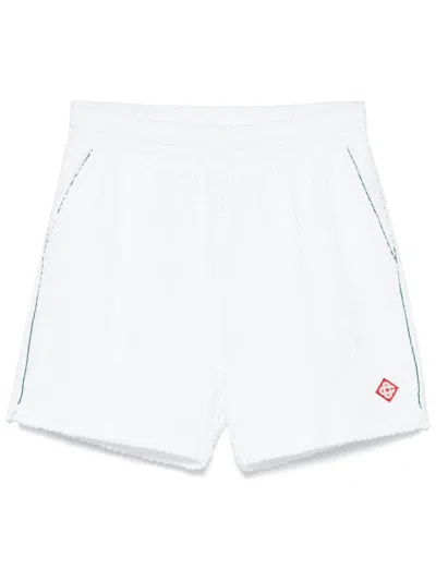 CASABLANCA PANELLED-JACQUARD SHORTS