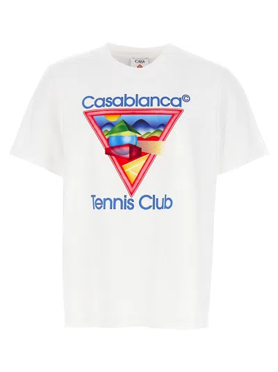 CASABLANCA CASABLANCA 'TENNIS CLUB ICON' T SHIRT