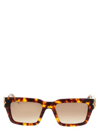 CASABLANCA THE TORTOISESHELL SQUARE METOPE SUNGLASSES