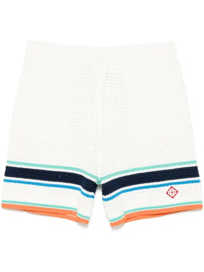 CASABLANCA GEHÄKELTE TENNIS-SHORTS