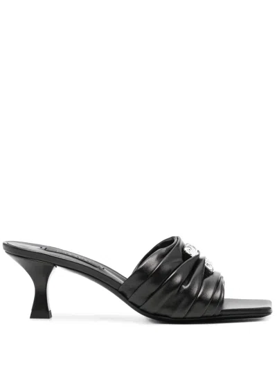 CASADEI 65MM LEATHER SANDALS