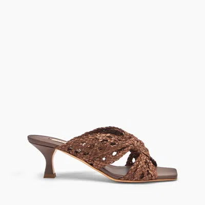 CASADEI CASADEI DAMIER VERSILIA GERALDINE - WOMAN MULES RUM 36