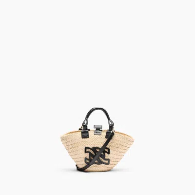 CASADEI CASADEI PANAREA BAG - WOMAN BAGS NATUR AND BLACK QT