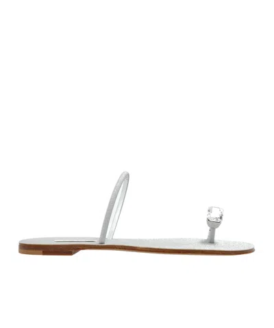 CASADEI CASADEI SORAYA SOLAR ECLIPSE FLAT SANDALS