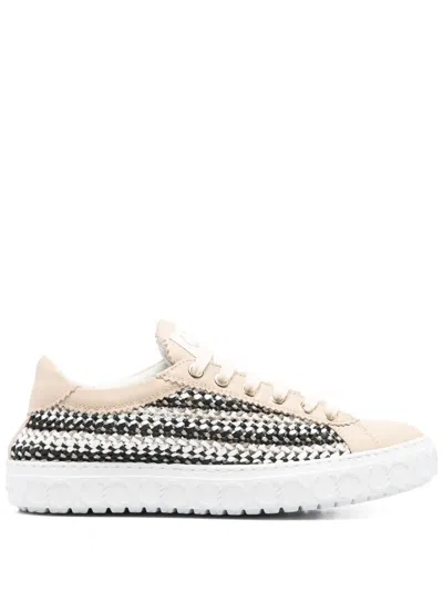 CASADEI WOVEN SNEAKERS