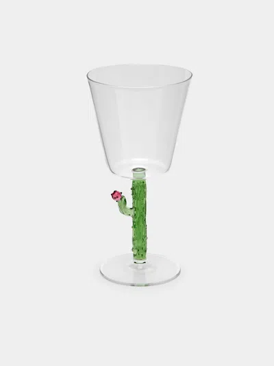CASARIALTO CACTUS HAND-BLOWN MURANO WINE GLASSES (SET OF 4)