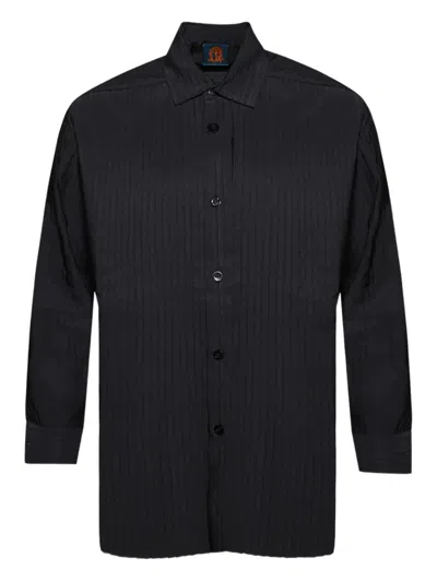 CASELLA MEYER PLEATED LONG-SLEEVE SHIRT