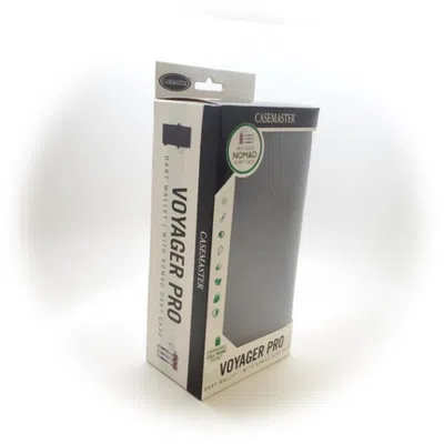 CASEMASTER VOYAGER PRO DART WALLET WITH NOMAD DART CASE, BLACK - 3 DARTS