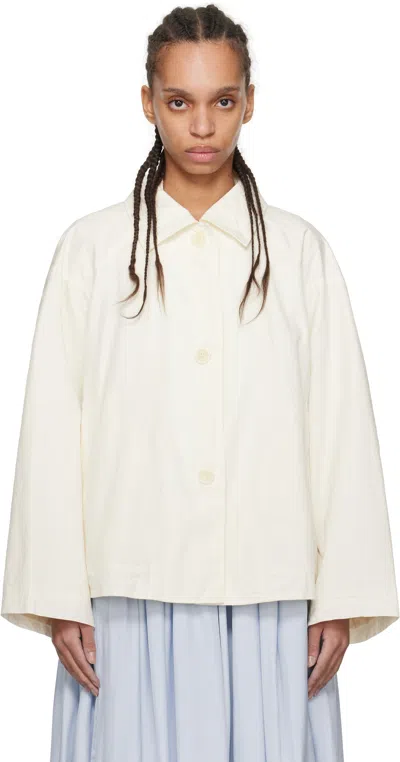 CASEY CASEY OFF-WHITE DRAYS JACKET