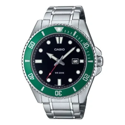 CASIO CASIO Analog 'Silver Verdent Green'