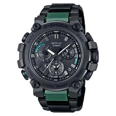 CASIO CASIO BLACK MENS CHRONOGRAPH WATCH G-SHOCK MT-G MTG-B3000BD-1A2ER
