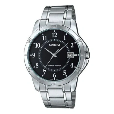 CASIO Casio Dress Analog Watch 'Black Silver Metallic'