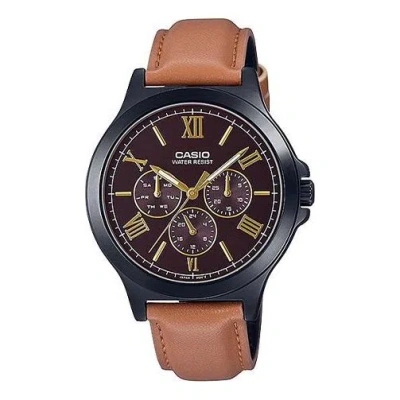 CASIO Casio Dress Classic Analog Watch 'Brown Black'