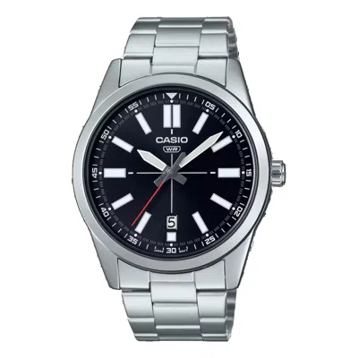 CASIO Casio Dress Pointer Display Analog Watch 'Steel Black'