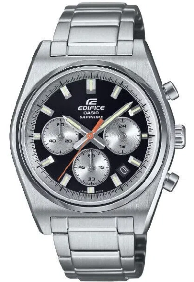 CASIO CASIO EDIFICE SAPPHIR STAINLESS STEEL CHRONOGRAPH MEN'S WATCH EFB-730D-1A