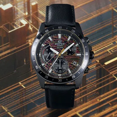 CASIO CASIO EDIFICE SERIES EFV-540CL-1A CIRCUIT BOARD THEME STANDARD CHRONOGRAPH