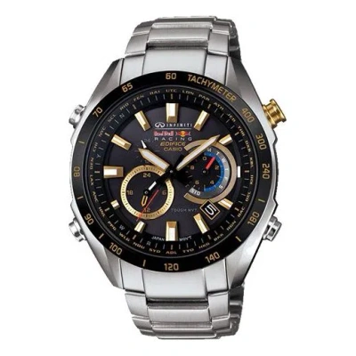 CASIO CASIO EDIFICE Serieses Men's Black Waterproof Black Dial Mens Black Analog