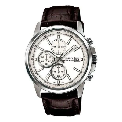 CASIO CASIO Edifice Waterproof Men Black/Silver Mens Brown Analog