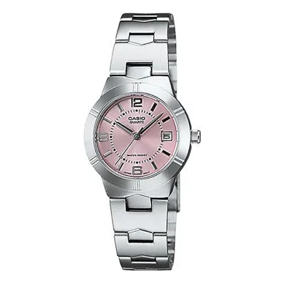 CASIO CASIO ENTICER Business Metallic Minimalistic quartz Watch Sakura PinkRed Analog