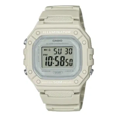 CASIO CASIO Fashion Stylish Sports 50m Waterproof White Watch Creamy Digital