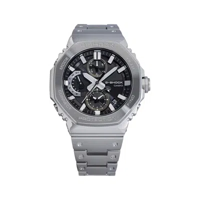 CASIO CASIO G-SHOCK FULL METAL BLACK DIAL STAINLESS STEEL WATCH GMCB2100D1A