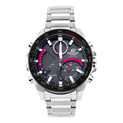 CASIO CASIO Male EDIFICE Japan / South Korea Fashion Silver Analog/Digital Combo