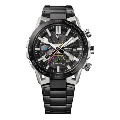 CASIO Men's CASIO EDIFICE Fashion Waterproof Quartz Movement Stainless Steel Strap Watch 55.6*47.8*10.8mm 