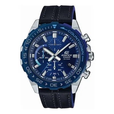 CASIO Men's CASIO EDIFICE Series durable quartz Watch Business Mens Blue Analog
