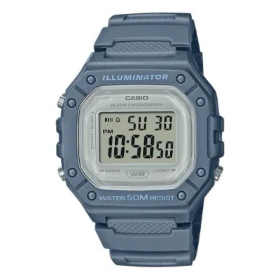 CASIO Men's CASIO Fashion Stylish Sports 50m Waterproof Haze Blue Watch Mens Digital