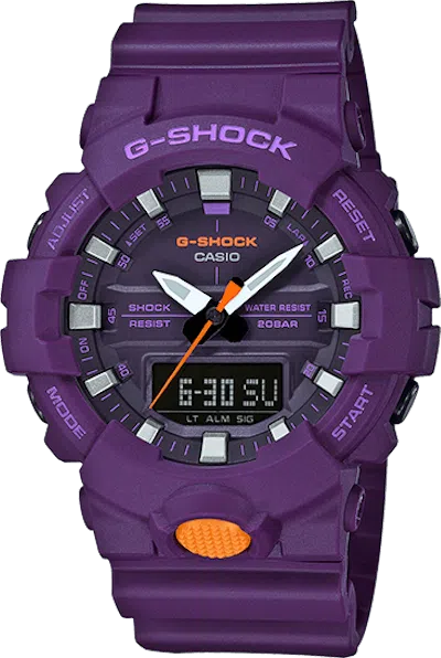CASIO MEN'S CASIO GSHOCK ANALOGDIGITAL GA800SC6A WATCH IN RESIN