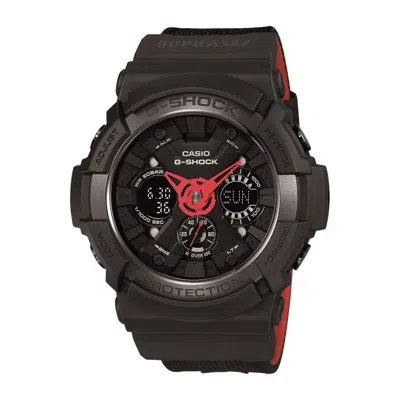 CASIO MEN'S CASIO GSHOCK X SUPRA GA200SPR1A WATCH IN RESIN