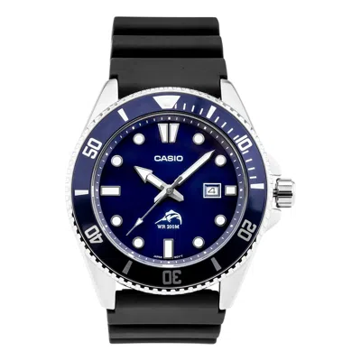 CASIO Men's CASIO STANDARD 200 Meter waterproof Sports Mens Blue Analog