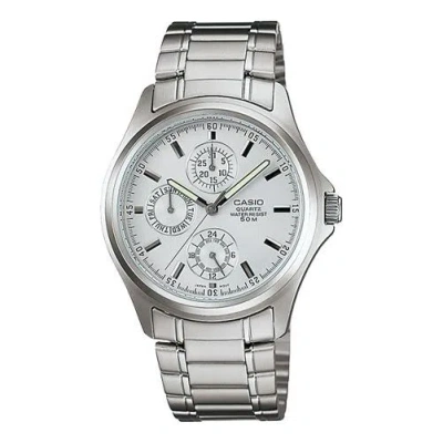 CASIO Men's CASIO STANDARD Series Retro Watch White Mens Silver Analog
